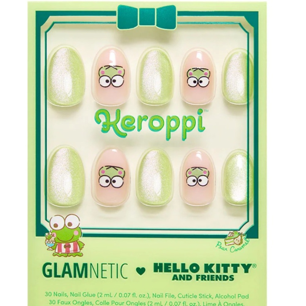 Glamnetic Hello Kitty Keroppi Nail Set
